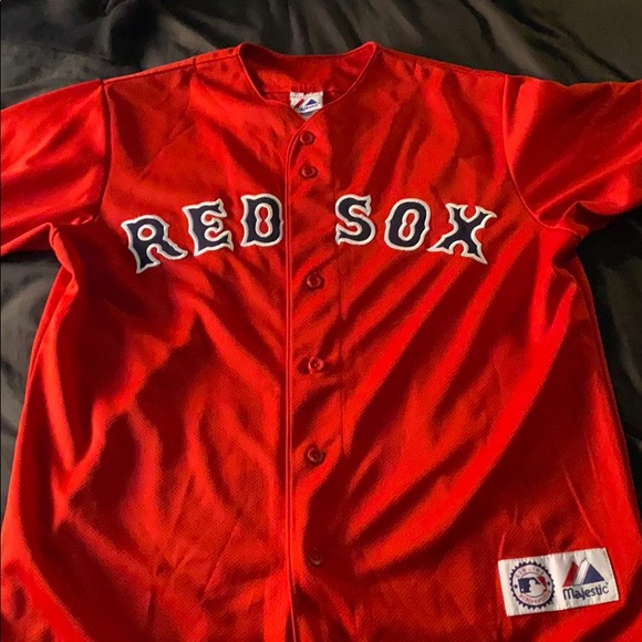 red socks jersey